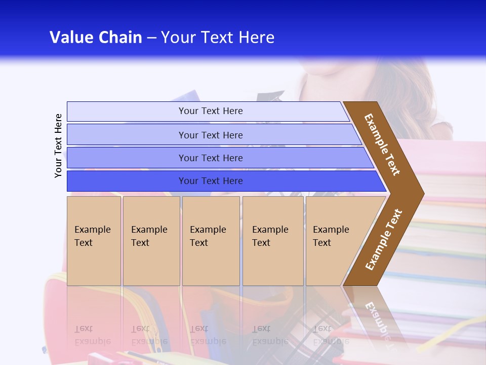Cute Education Female PowerPoint Template