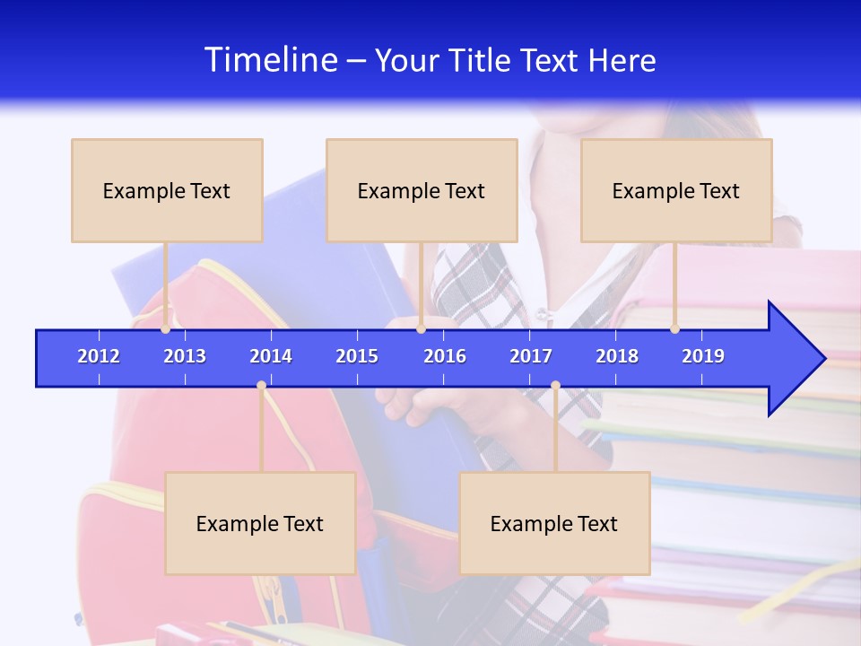 Cute Education Female PowerPoint Template