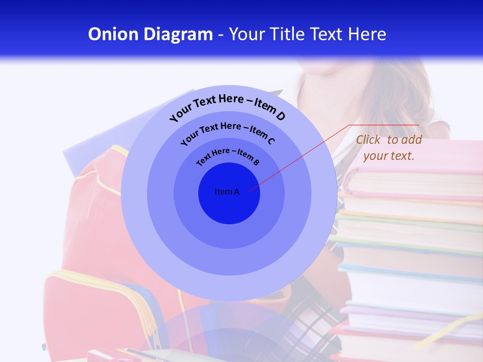 Cute Education Female PowerPoint Template