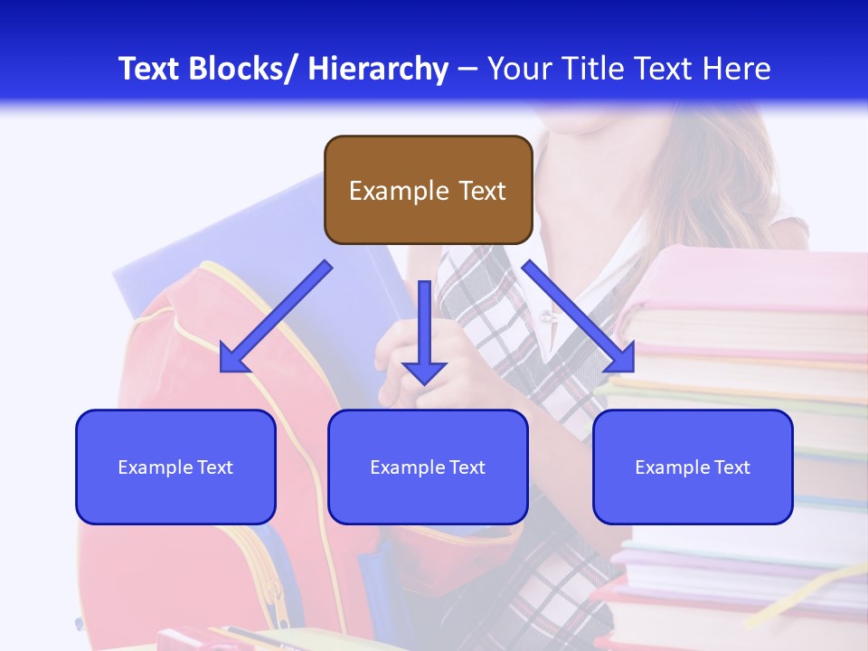 Cute Education Female PowerPoint Template