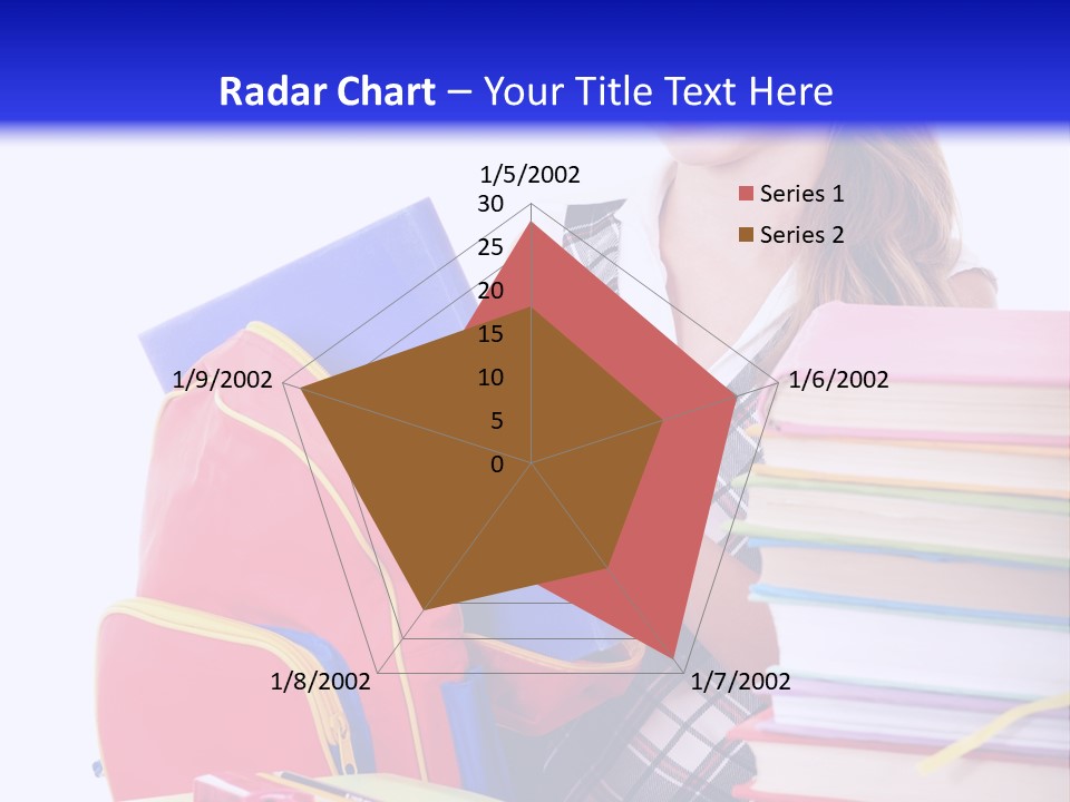 Cute Education Female PowerPoint Template