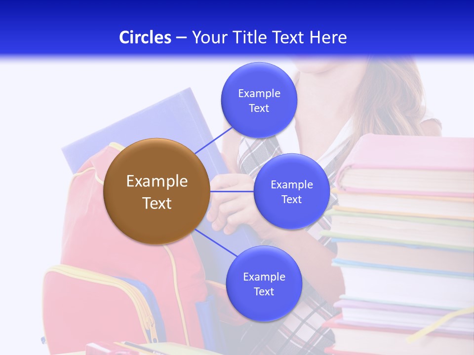 Cute Education Female PowerPoint Template