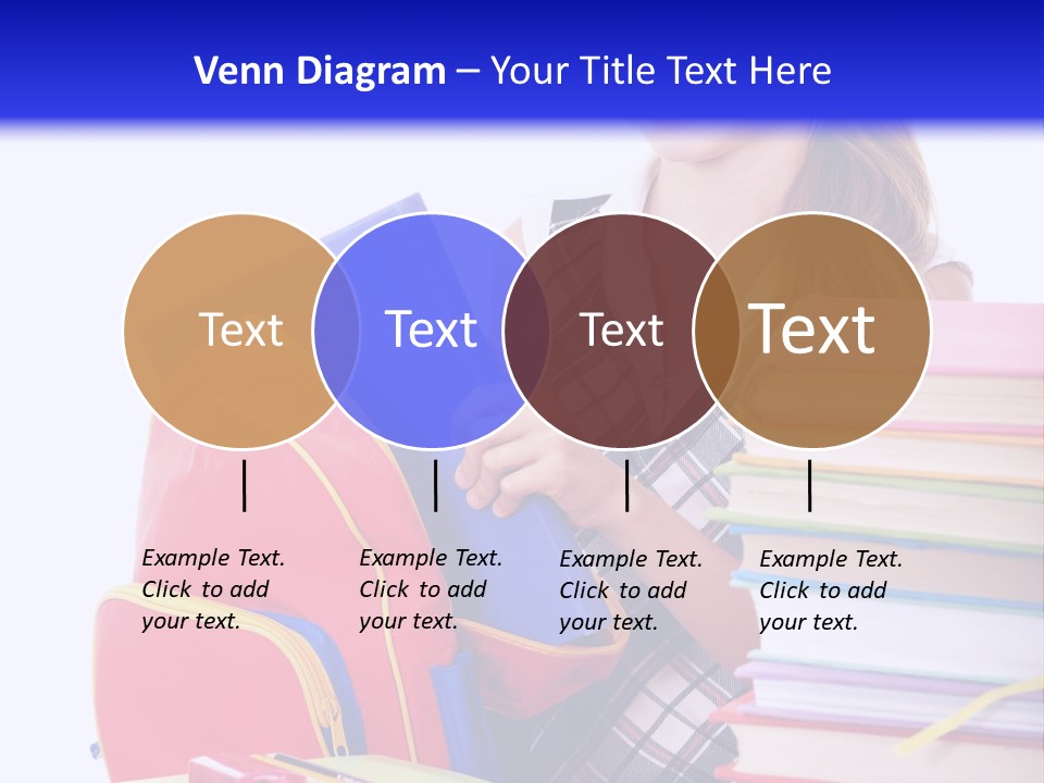 Cute Education Female PowerPoint Template