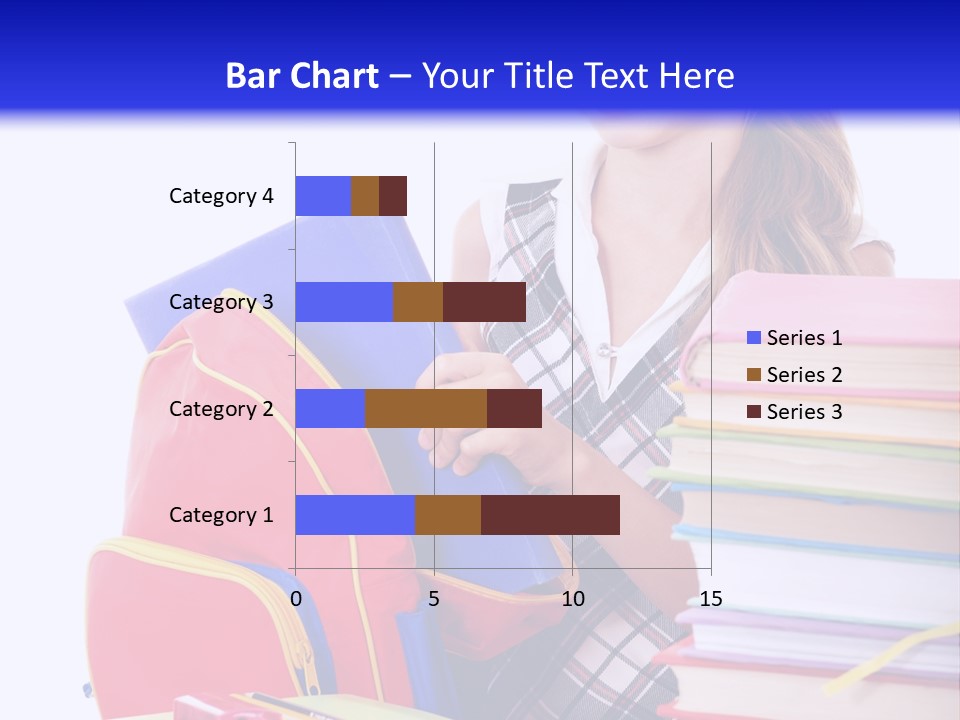 Cute Education Female PowerPoint Template