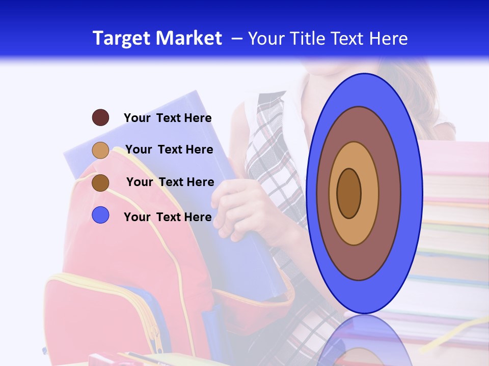 Cute Education Female PowerPoint Template