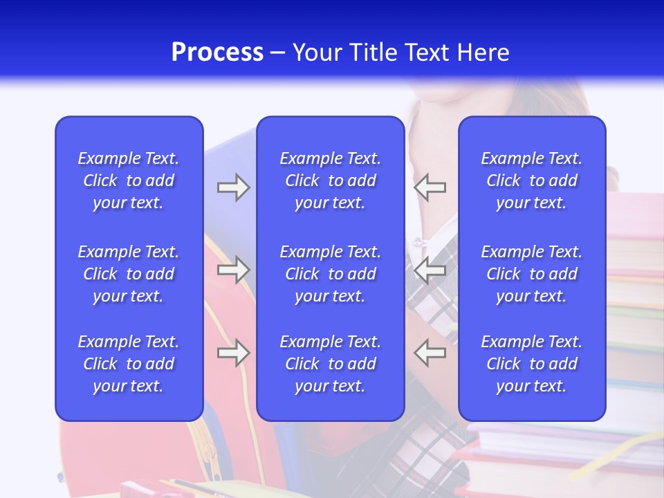 Cute Education Female PowerPoint Template