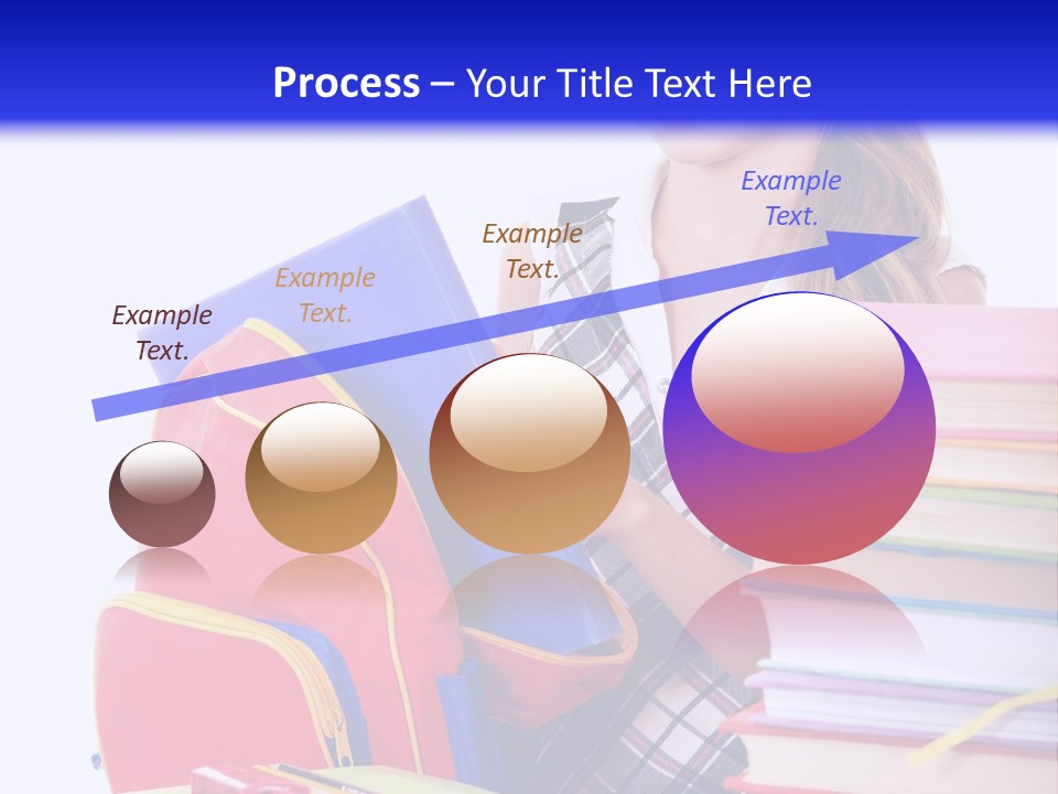 Cute Education Female PowerPoint Template