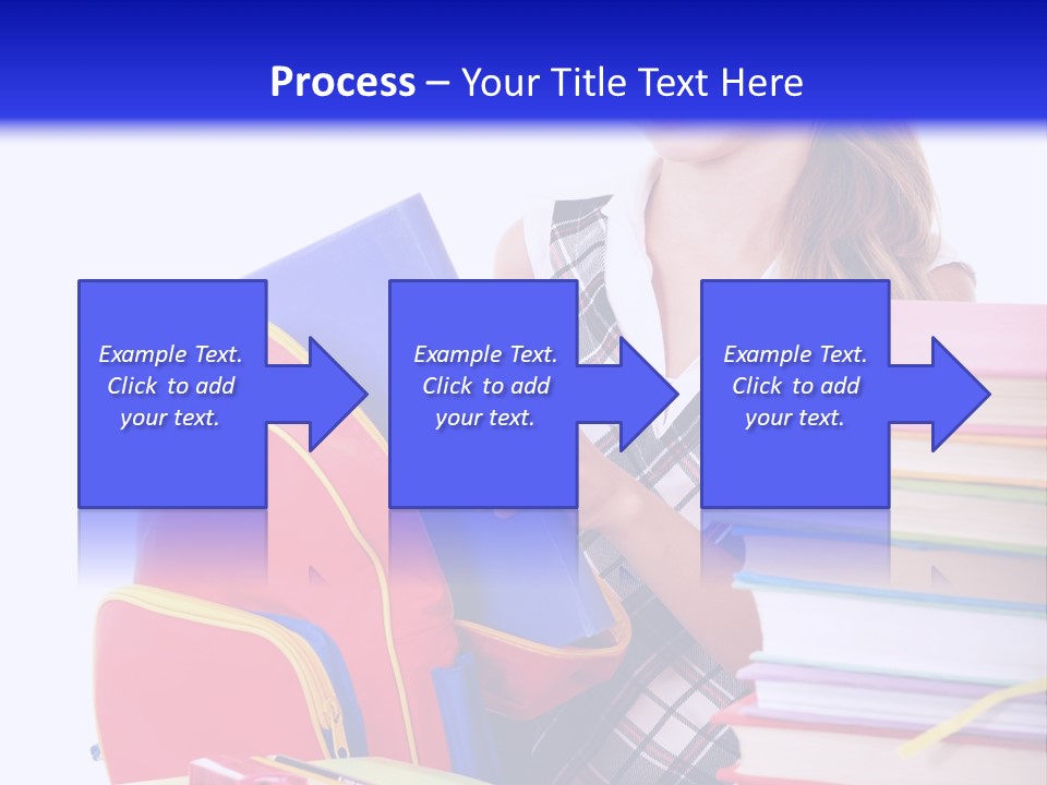 Cute Education Female PowerPoint Template