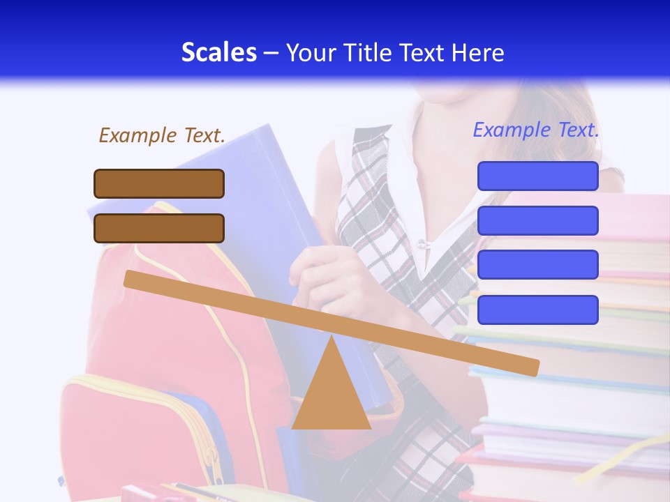 Cute Education Female PowerPoint Template