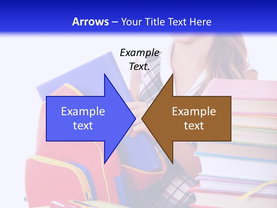 Cute Education Female PowerPoint Template