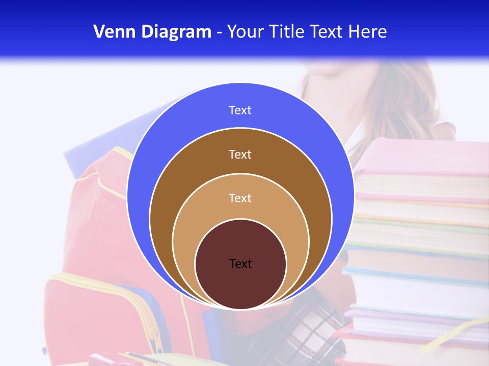 Cute Education Female PowerPoint Template