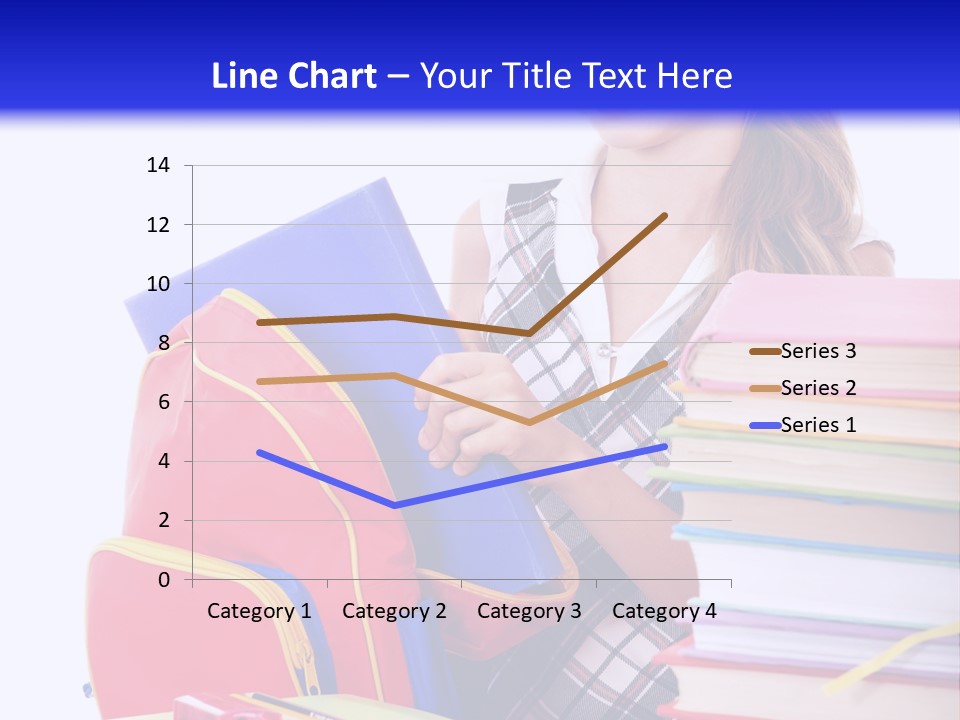 Cute Education Female PowerPoint Template