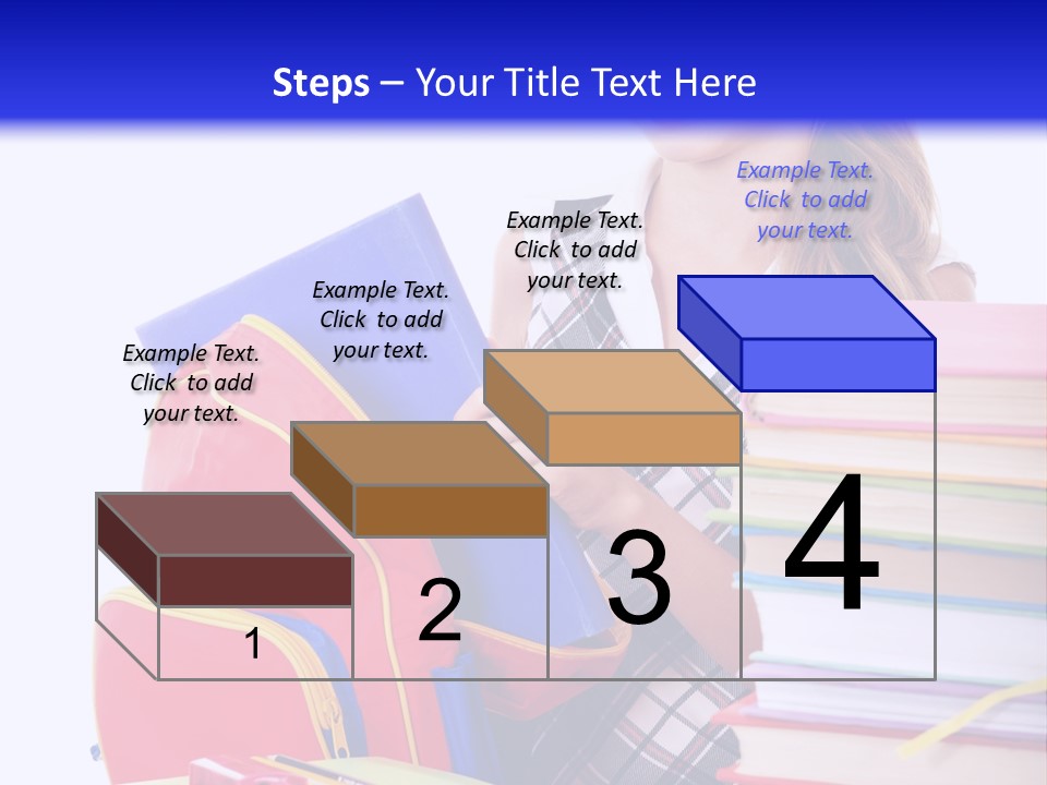 Cute Education Female PowerPoint Template