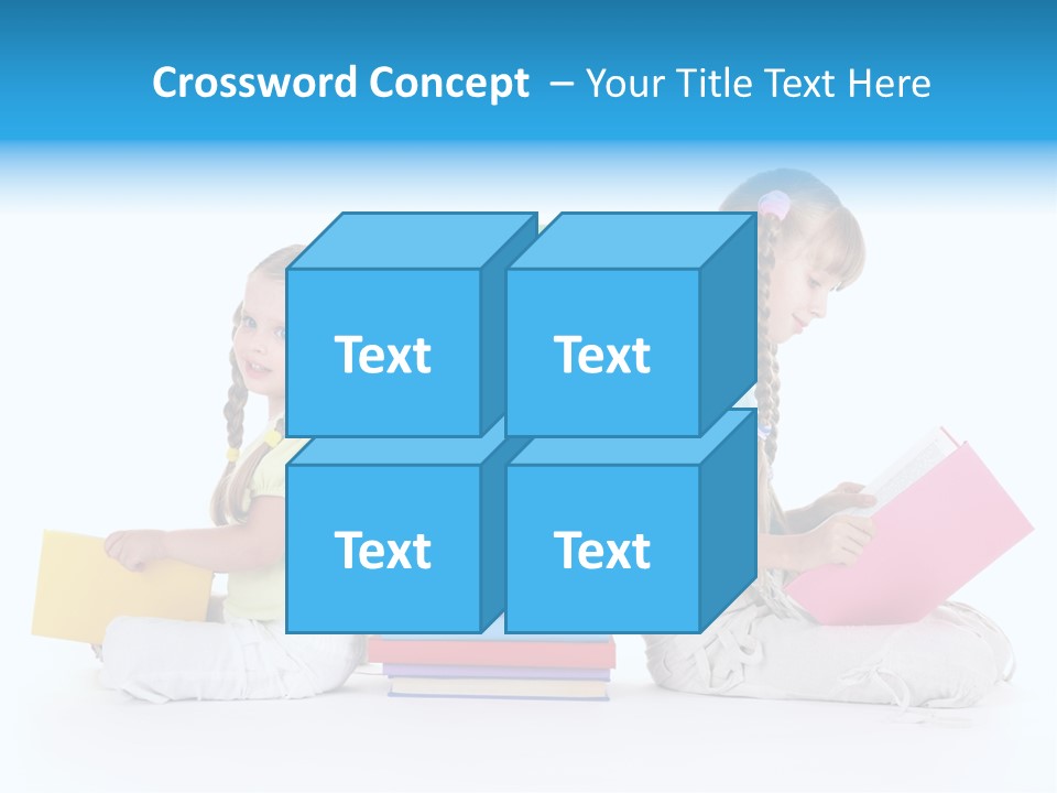 White Background Learning Intelligence PowerPoint Template