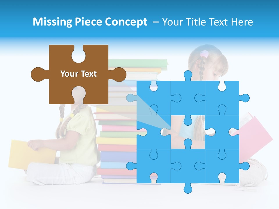 White Background Learning Intelligence PowerPoint Template