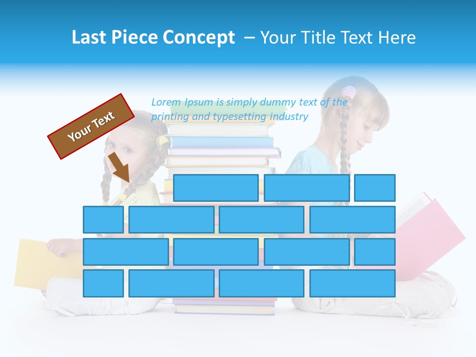 White Background Learning Intelligence PowerPoint Template