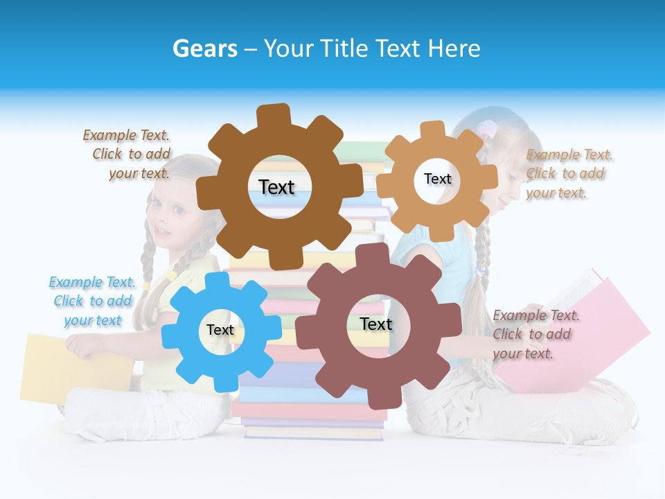 White Background Learning Intelligence PowerPoint Template