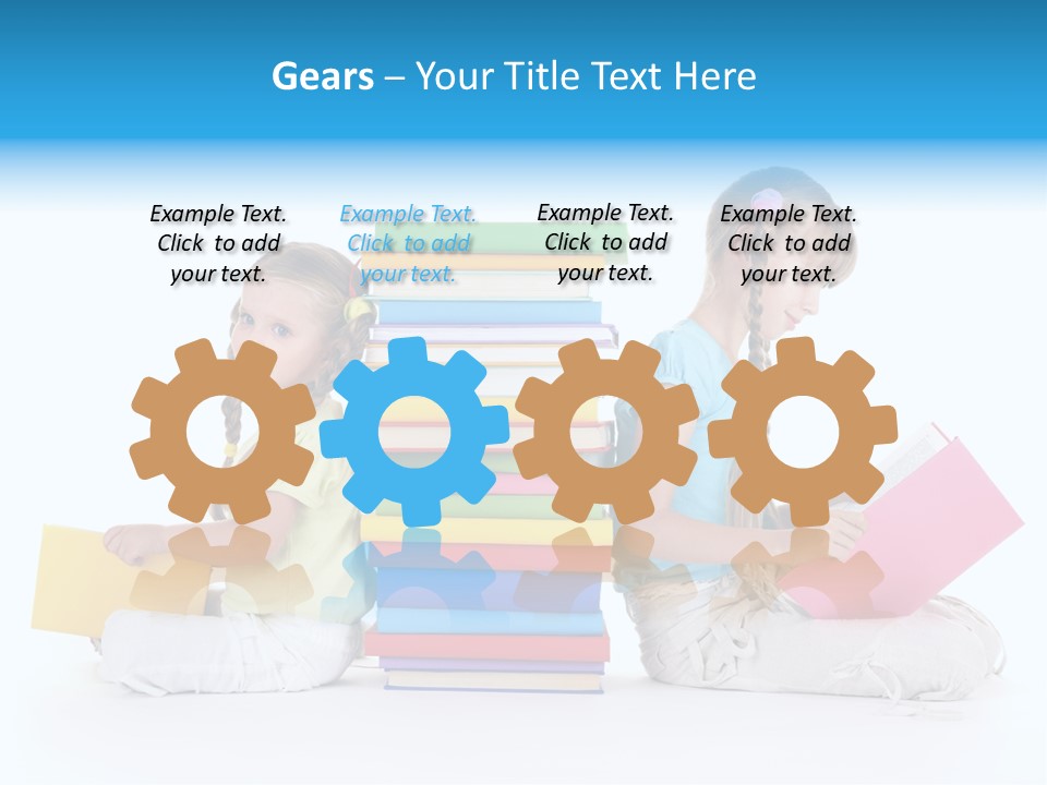 White Background Learning Intelligence PowerPoint Template