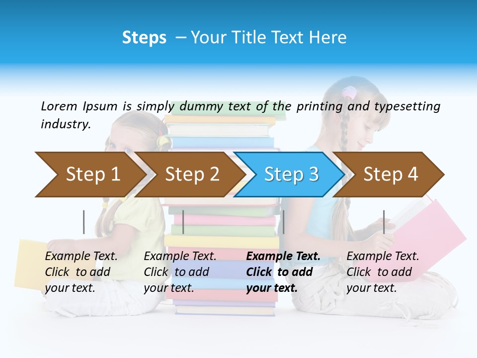 White Background Learning Intelligence PowerPoint Template
