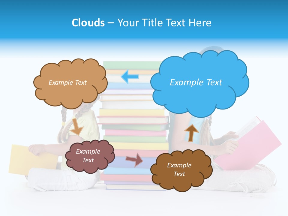 White Background Learning Intelligence PowerPoint Template