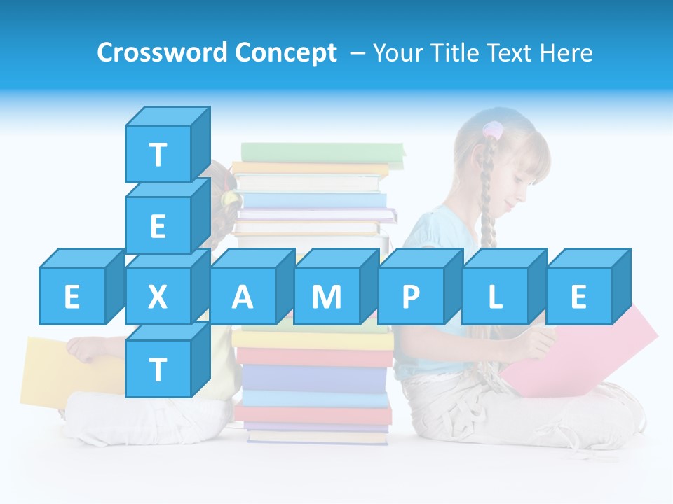 White Background Learning Intelligence PowerPoint Template