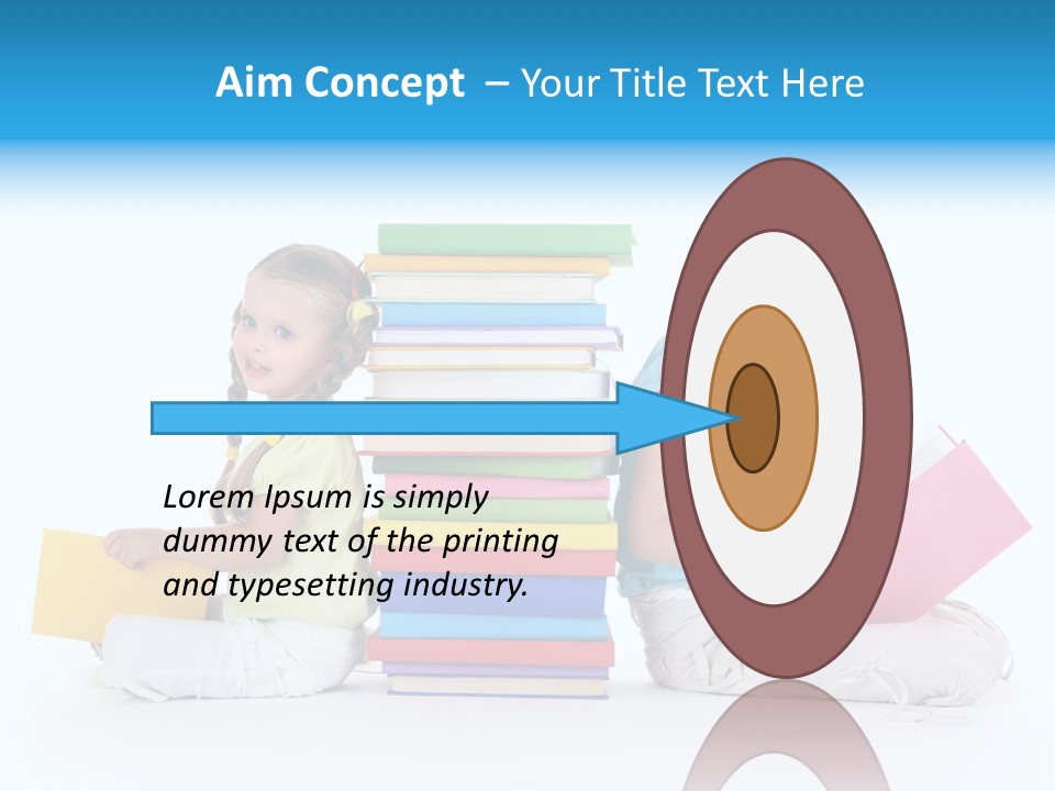 White Background Learning Intelligence PowerPoint Template