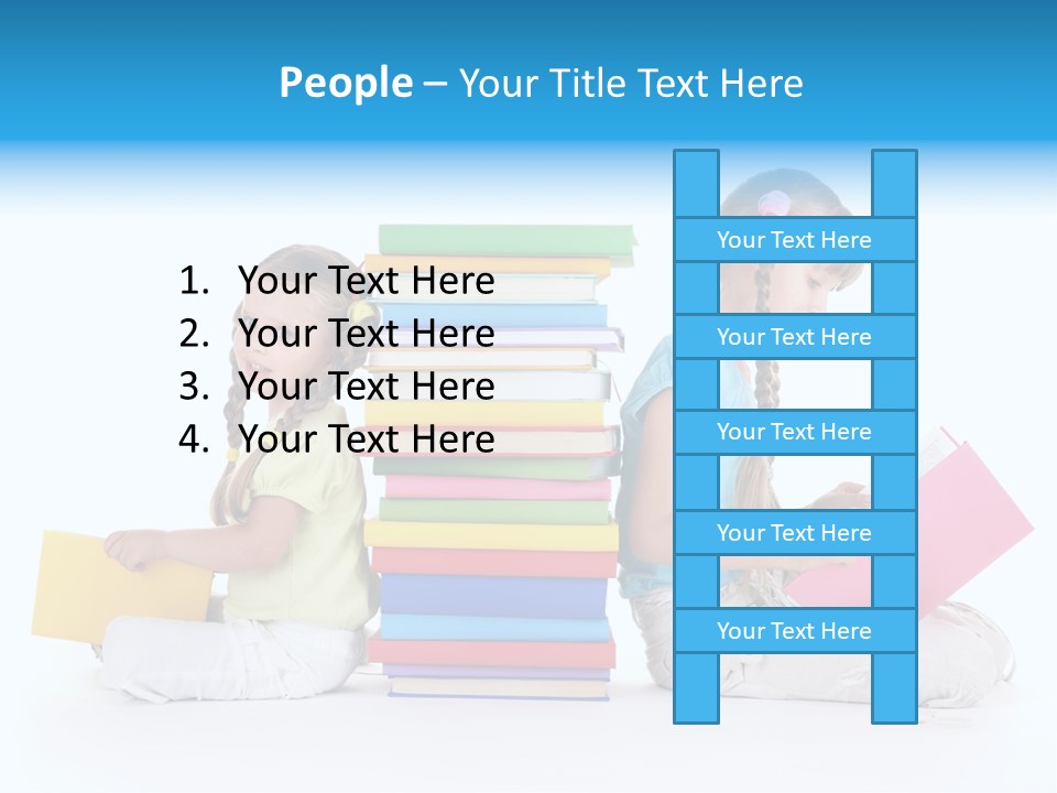 White Background Learning Intelligence PowerPoint Template