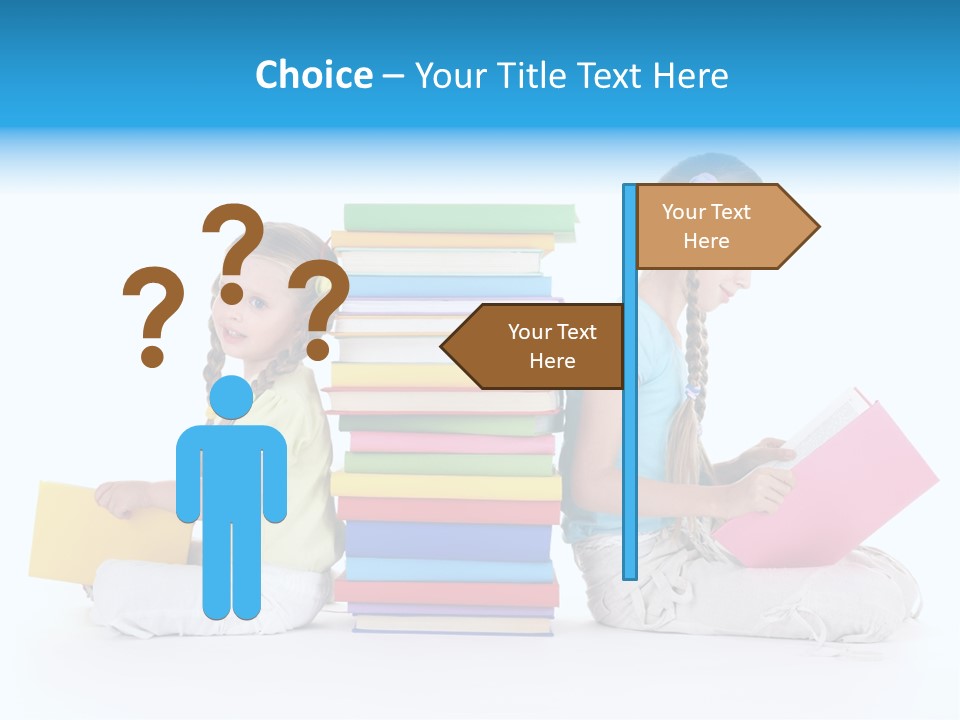 White Background Learning Intelligence PowerPoint Template