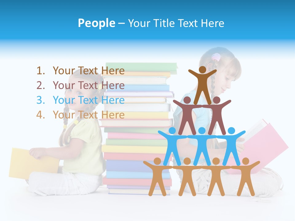 White Background Learning Intelligence PowerPoint Template