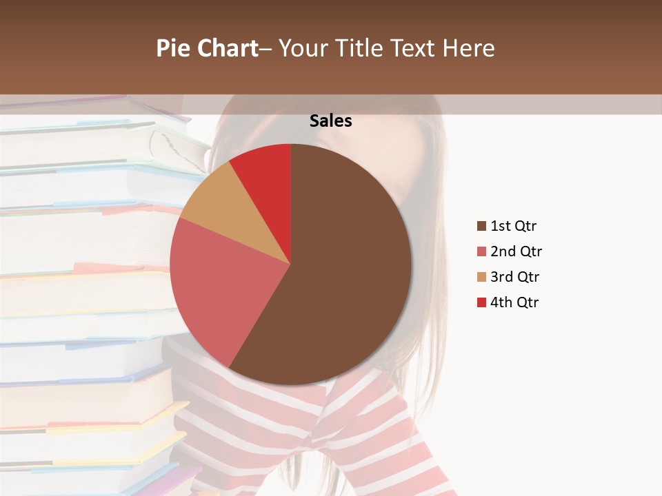 Girl Desk Knowledge PowerPoint Template