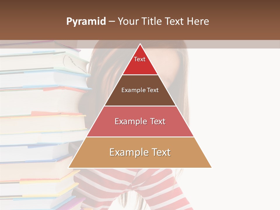 Girl Desk Knowledge PowerPoint Template