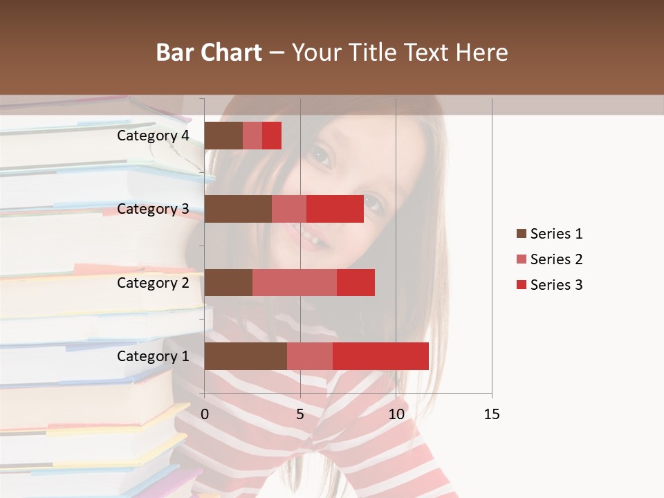 Girl Desk Knowledge PowerPoint Template