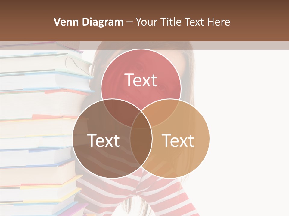 Girl Desk Knowledge PowerPoint Template