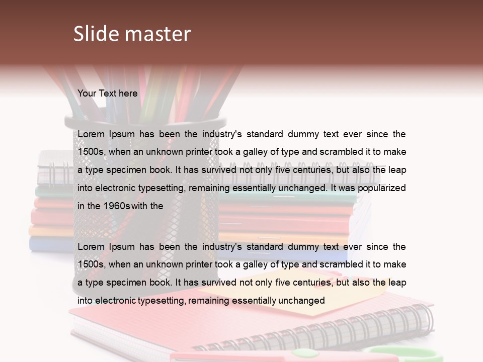 Study Clip Note PowerPoint Template