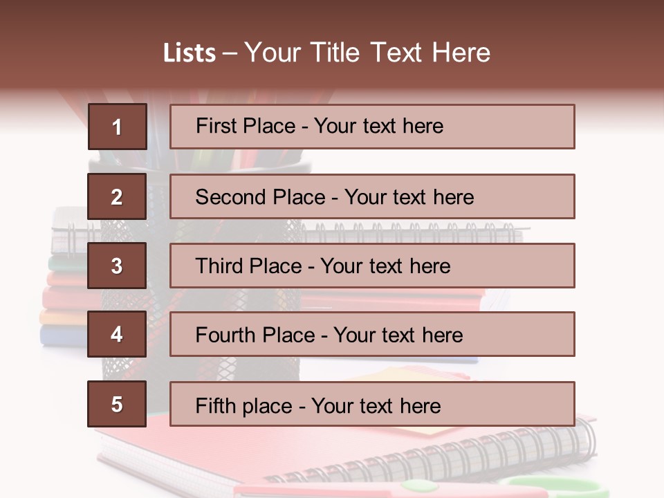 Study Clip Note PowerPoint Template