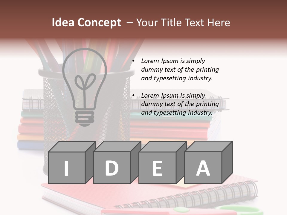 Study Clip Note PowerPoint Template