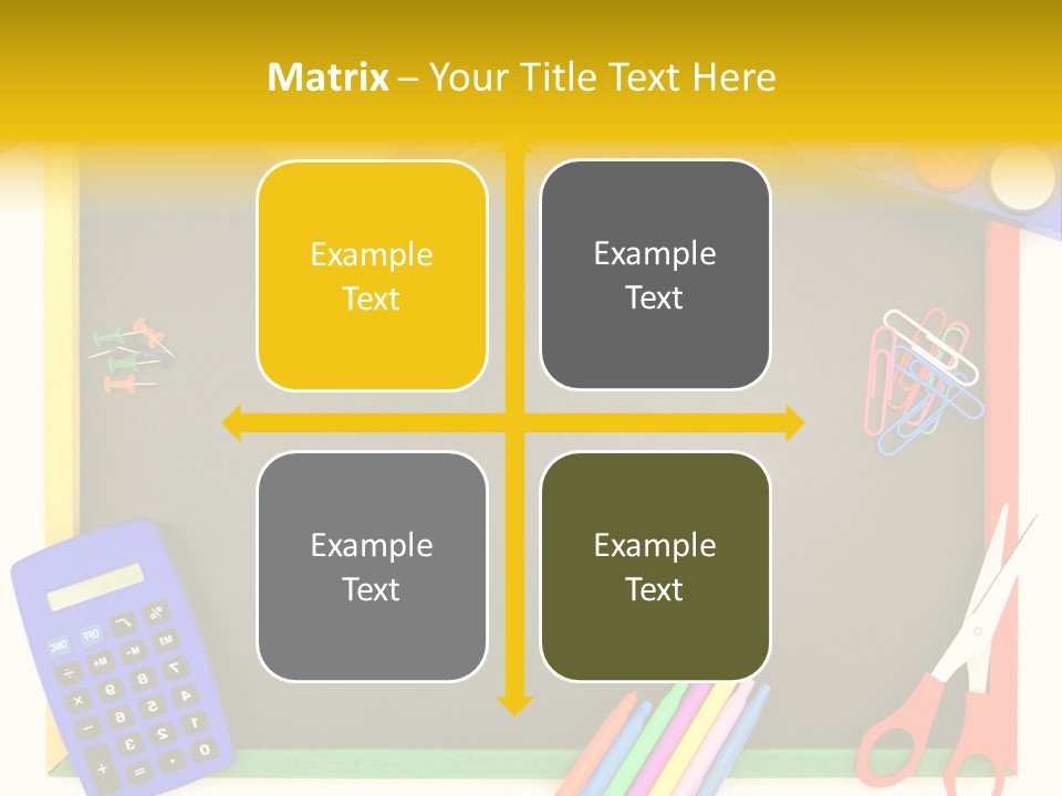 Education Writing Paint PowerPoint Template