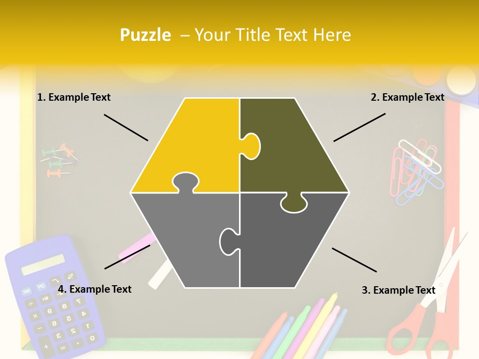 Education Writing Paint PowerPoint Template