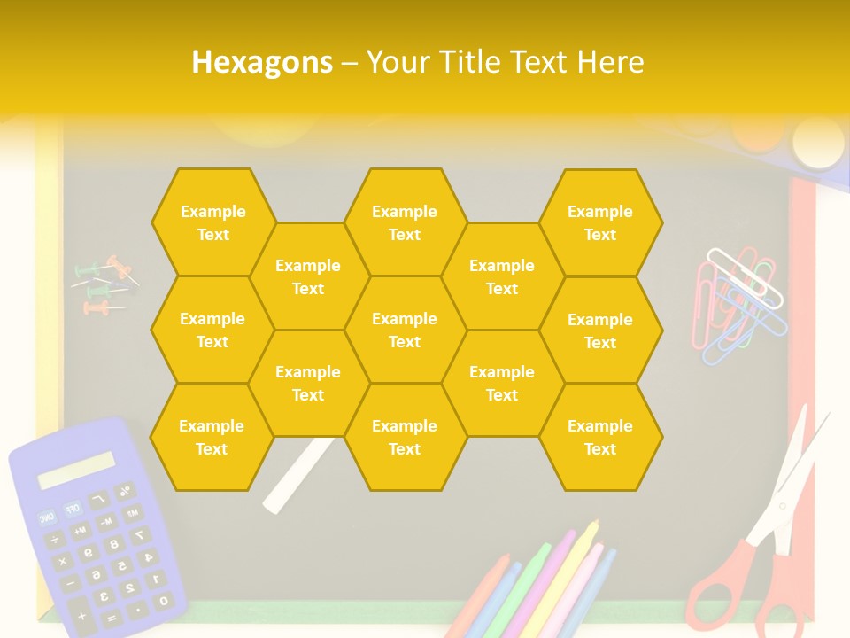 Education Writing Paint PowerPoint Template