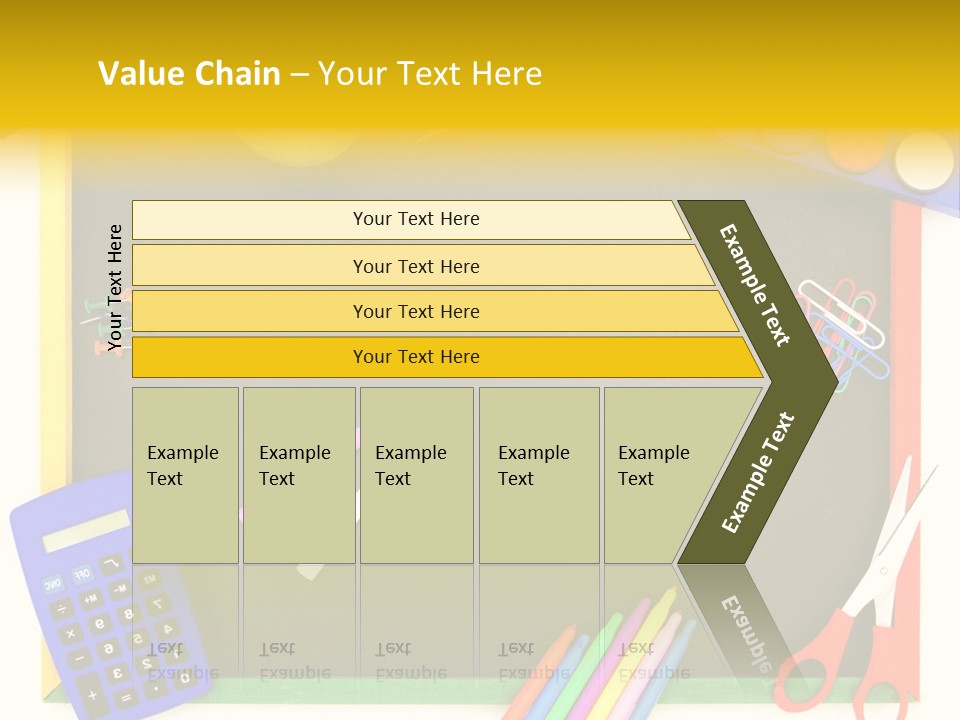 Education Writing Paint PowerPoint Template