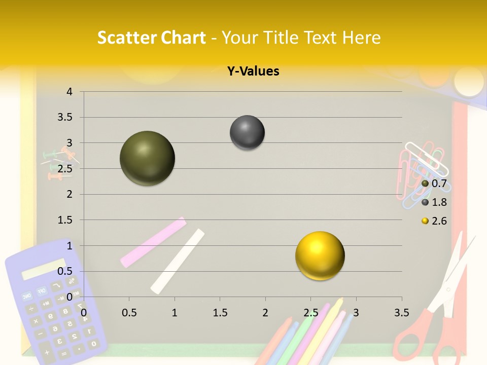 Education Writing Paint PowerPoint Template