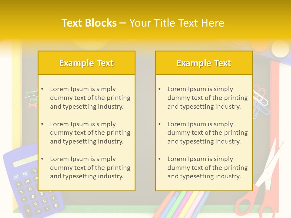 Education Writing Paint PowerPoint Template
