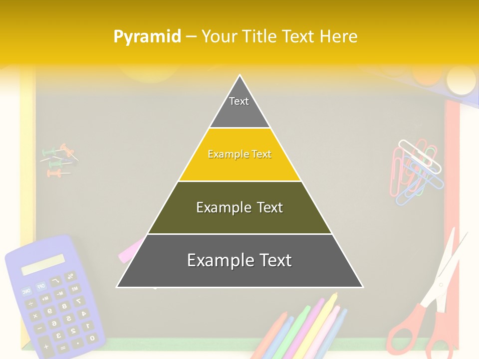 Education Writing Paint PowerPoint Template