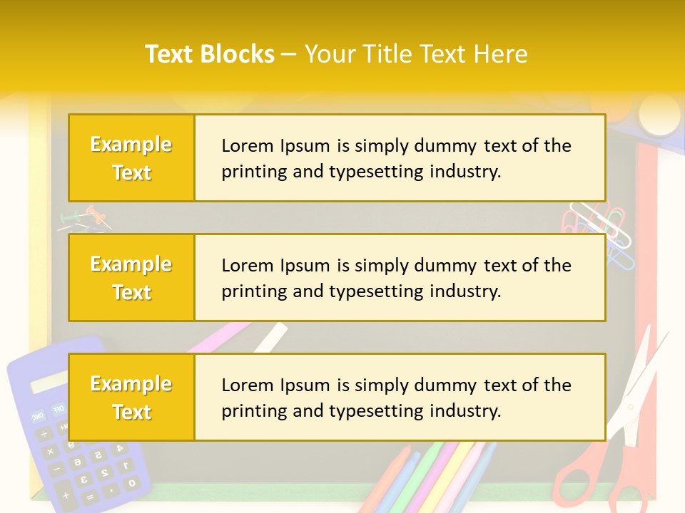 Education Writing Paint PowerPoint Template