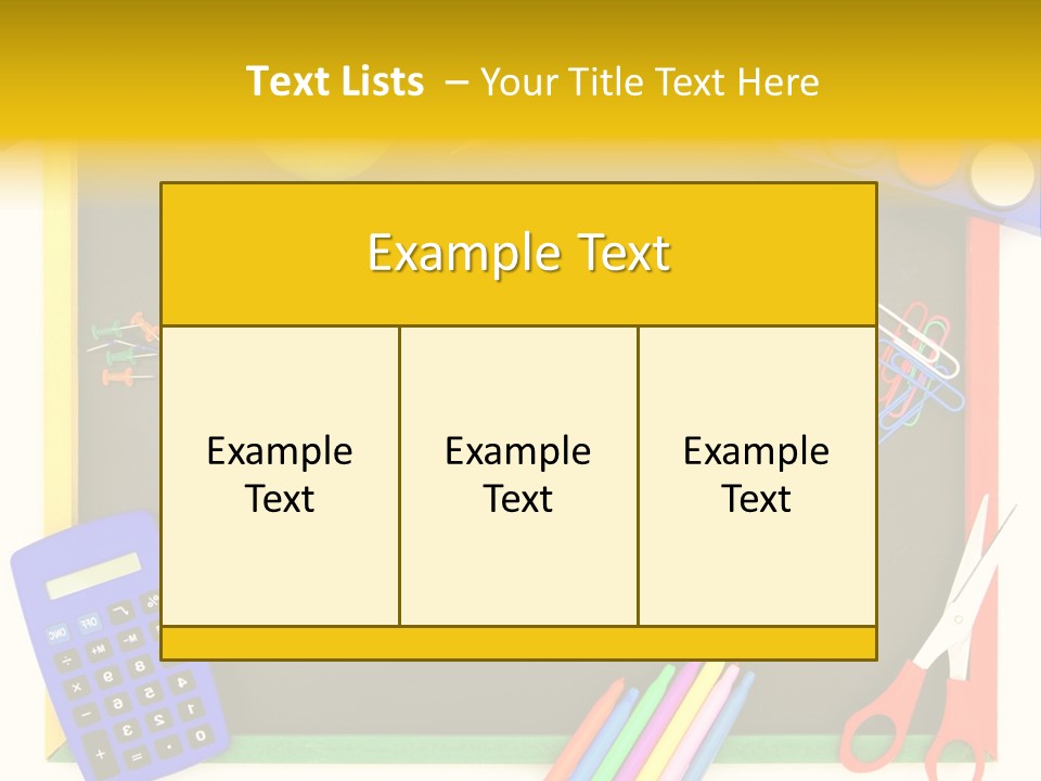 Education Writing Paint PowerPoint Template