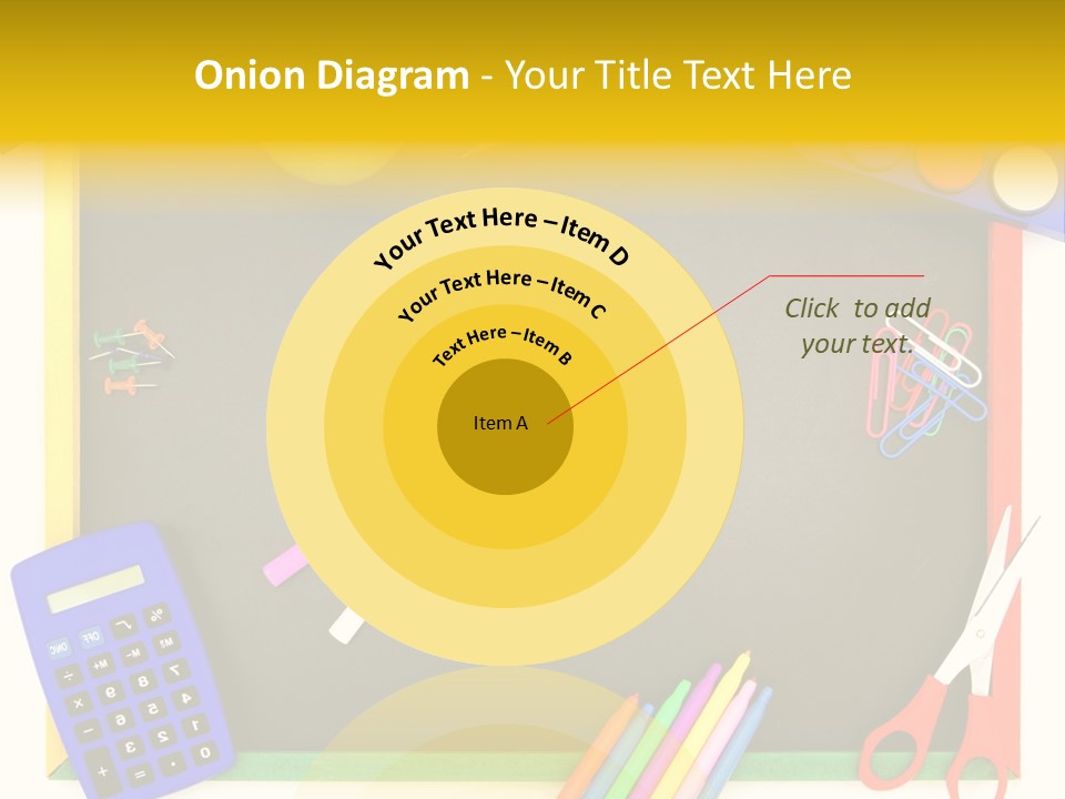 Education Writing Paint PowerPoint Template