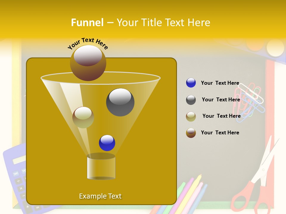 Education Writing Paint PowerPoint Template
