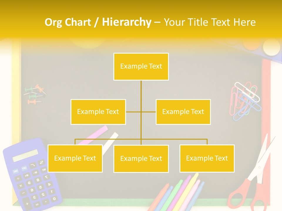 Education Writing Paint PowerPoint Template