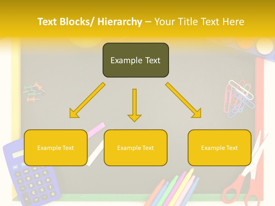 Education Writing Paint PowerPoint Template