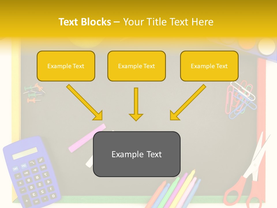 Education Writing Paint PowerPoint Template